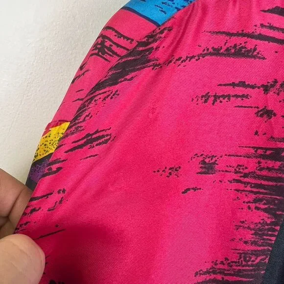 Women’s Vintage 90s Art Picasso Bomber Jacket - Full Zip Size L - Picture 6 of 8